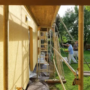 Residential scaffolding from Palo Alto Scaffolding Rental for exterior home improvements.